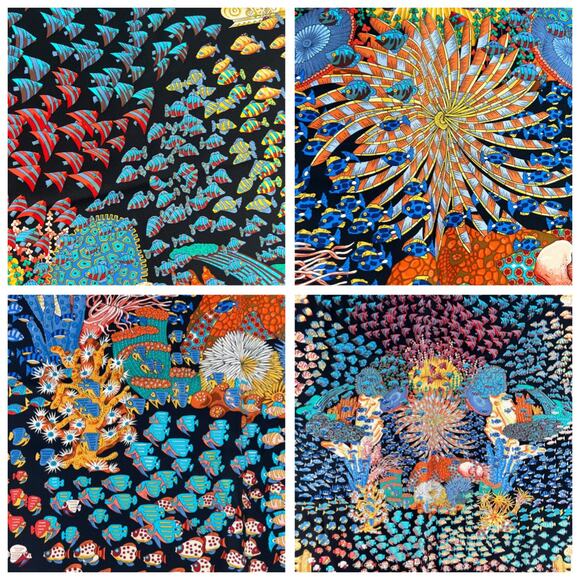 Hermès Atlantic Encounter Scarf - Picture 5 of 8